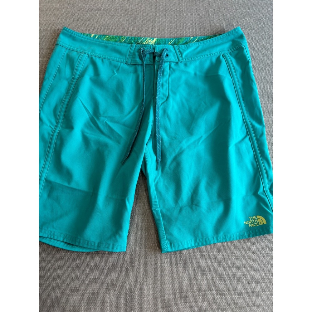 The North Face Women's Green Hiking Athletic Drawstring Shorts Size 12